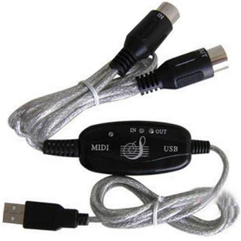 Mayitr 1.8 m MIDI USB Kábel Vysokej Kvality USB V-OUT, MIDI Rozhranie PC, Hudba Klávesnica Adaptér Converter Káble