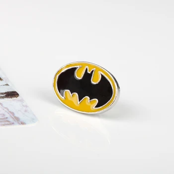 DC Comics Šperky Superhrdina Batman Brošňa Bat Brošňa Kolíky Tričko pánske Módne Doplnky