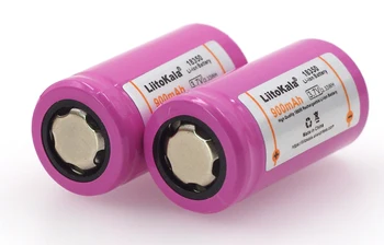 5 ks .. Liitokala ICR 18350 lítiová batéria 900 mAh 3.7 V valcové na čítanie elektronických cigariet nabíjateľné batérie