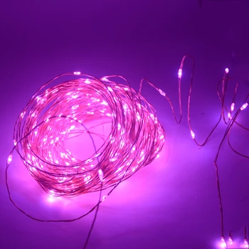 10 m 20 m 30 m 50 m Medený Drôt LED Reťazec Rozprávkových Svetiel Pre Domov, Záhradu, Svadobné, Vianočné Party Dovolenku Dekorácie