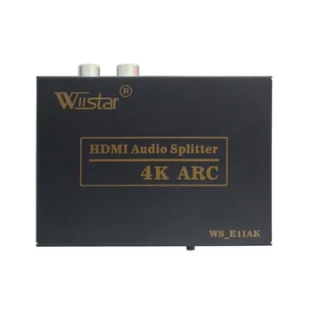 Vysoká Kvalita Podporu ARC Mini HDMI-HDMI Audio Extractor Optický SPDIF S napájacím Adaptérom 4Kx2K HDMI Audio Extractor