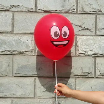 50pcs 12 palcový 2,8 g šťastné tváre úsmev na tvár latexový balón balón farby zmiešané bairhday globos Vysokej kvality