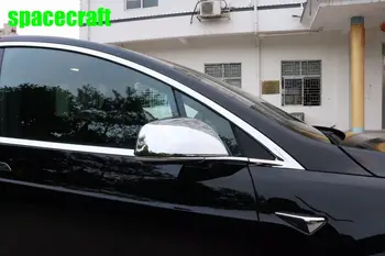 Automatické spätné zrkadlo pokrytie,auto bočné zrkadlo spp pre Tesla Model x 2017,štýl A ,2 ks/veľa,auto styling