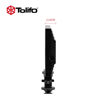 Tolifo Pt-30B 30 Ws Bicolor LED Video Svetlo Prenosný Panel s LED Displejom a Hotshoe Namontované pre Kamery a DSLR alebo Videokamera