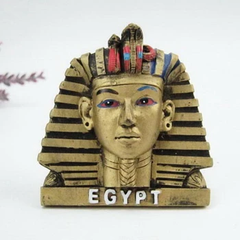 Egyptský Faraón Tutankhamun Zlatá Maska Magnety Na Chladničku Turistické Suveníry Chladnička Magnetických Nálepiek Domova Dekorácie