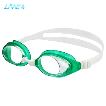 LANE4 Aktívne & Rekreačné Plávanie Okuliare Anti-fog UV Ochrana, Jednoduché nastavenie Bez úniku Ľahký pre Junior A721