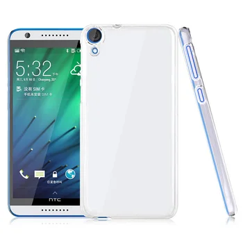 Pre HTC Desire 820 Prípade Nových Priehľadného Pevného Plastu Crystal Clear Luxusné Ochranné Telefón puzdro