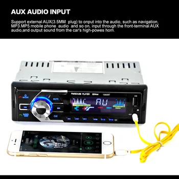 Auto Rádio Stereo Prehrávač Bluetooth Telefón, AUX-IN, MP3, FM/USB/1 Din/diaľkové ovládanie 12V Auto Audio Auto 2017 Predaj Nové
