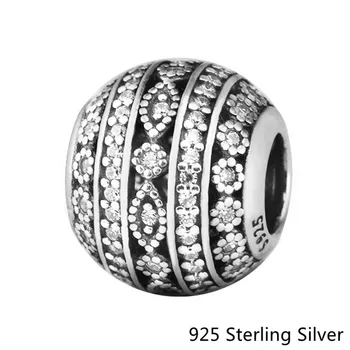CKK Autentické 925 Sterling Silver Šperky Trblietavé Tvary Módne Charms Korálky Hodí Fandola Náramky