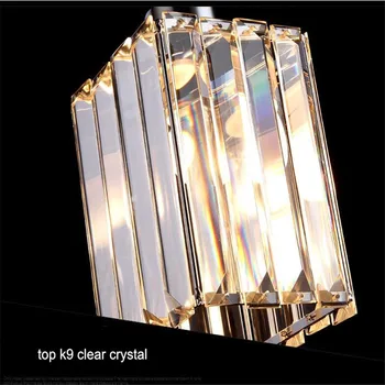 Moderné led Prívesok Lampy Crystal Luxusné Prívesok Svetlo pre Kuchyňa Foyer Závesné Svetlo Lesk Luminaria Domov Svietidlá