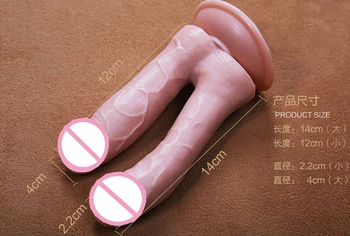 Nepremokavé Dvojité dildo strapon umelé penisy s prísavkou realistické mäkké hračky umelý penis análny sex hračky pre ženy lesbičky