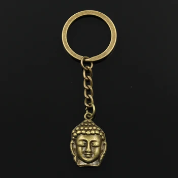 Nové Módne Keychain 28*20 mm buddha Prívesky DIY Mužov Šperky Auto Kľúč Reťazca Krúžok Držiak Suvenír Pre Darček