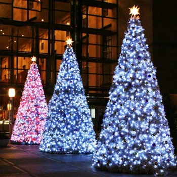 Dovolenka Led Reťazec svetlá na Vianočný stromček Dom nádvorie Garden Party Dekor 10M 100 Led AC220V/110V 9 farieb rýchlu loď W