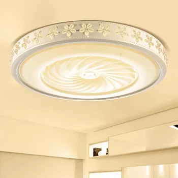 LED stropné svietidlá teplé spálňa Crystal stropné svietidlo Okrúhle moderné jednoduchá obývacia izba svetlá balkón/uličkou/reštaurácia lampa