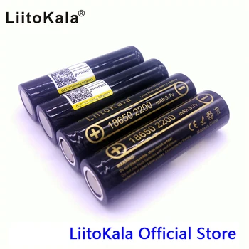 2 ks HK LiitoKala Lii-22A 3,7 V 18650 2200mAh Nabíjateľná Batéria li ion Batérie Li-ion Lithium Batéria pre Baterku
