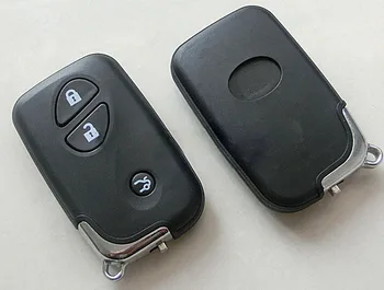 3 Tlačidlá Smart Card Diaľkové tlačidlo púzdro Pre Toyota Lexus Ex CT GX GS LS RX RC Smart Key Čepeľ Fob Kryt