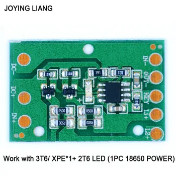 JOYING LIANG HZ-8812 LED Jazdy Doska 3T6 XPE Svetlometu Lampa Funkcia Rada Prenosné Osvetlenie Pohonu Doska Príslušenstvo