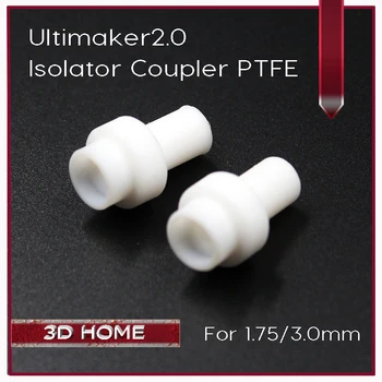 1Pcs Ultimaker 2 UM2 Hot Konci Izolant Spojka Teflon PTFE Vnútorné Puzdro Pre 1.75 mm 3 mm Vlákna Vysokej Kvality