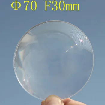 1pc 70 mm Priemer Kola Plastových Fresnelove Kondenzačný Ohnisková 3x Rovine zväčšovacie sklo,Solárne Koncentrátor Objektív