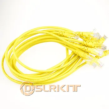 Lot 10 káble/ 16inch 42cm 568B CAT5E UTP Ethernet Patch Kábel RJ45 Sieťový Kábel
