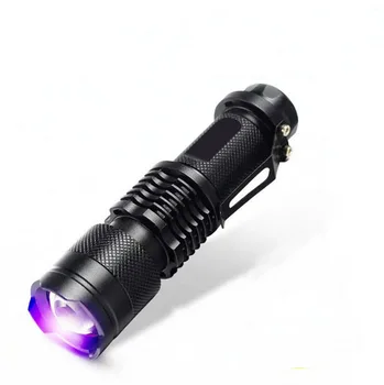 Lanterna UV-Ultrafialového Led BLB-Blacklight Baterka, AA batérie (nie include), pre fluorescenčnú detekciu bieliaci prostriedok