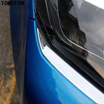 TOMEFON Pre Toyota RAV4 RAV 4 2016 ABS Chrome Predného Svetlometu Svetlomet Obočie Výbava Kryt Auto Príslušenstvo 2ks/Set