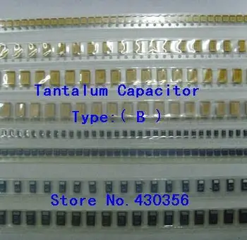 10PCS Tantal Kondenzátor, Typ:107 100UF 6.3 V
