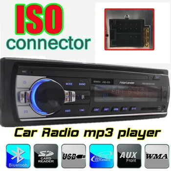 Nové 12V Auto Rádio, bluetooth car MP3 Audio Prehrávač, vstavaný Bluetooth Telefón s USB a SD, MMC Port autorádia bluetooth In-Dash 1 DIN