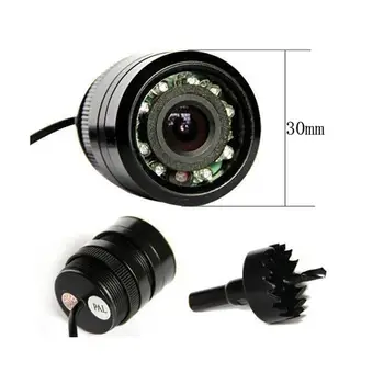HD CCD Nepremokavé Auto Zadná Kamera pre Cúvanie parkovanie 120-170 široký stupeň infračervené nočné videnie zrkadlo fotoaparátu