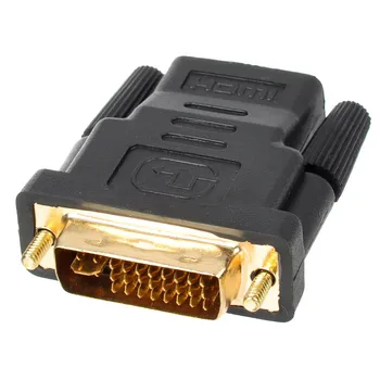 Mayitr 1Pc Pozlátené DVI na HDMI Adaptér Profesionálne DVI 24+5 pin Samec Na HDMI Štandardné Žena Converter Pre HDTV LCD DVD
