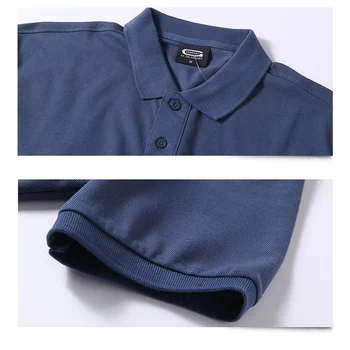 2018 Muži Polo Tričko Pánske Krátky Rukáv Pevné Polo Shirts Camisa Pološte Bežné Bavlna Business Topy Homme 6XL Plus Veľkosť Dresy